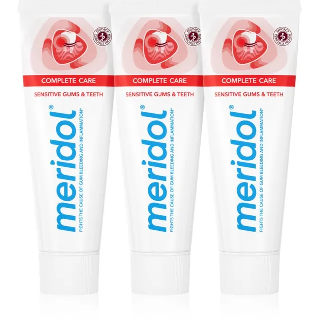 Meridol Complete Care Tundlik hambapasta 3x75 ml