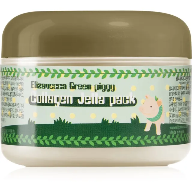 Elizavecca Green Piggy Collagen Jella Pack Tõstev ja pinguldav kollageenimask intensiivselt taastav ja nahka pinguldav 100 ml