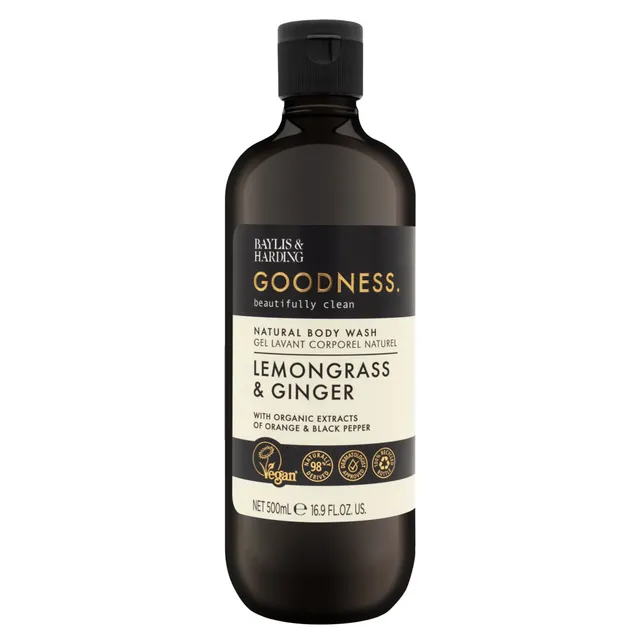 BAYLIS & HARDING Goodness Lemongrass & Ginger Body Wash 500ml