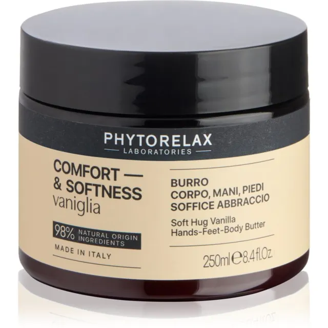 Phytorelax Laboratories Comfort & Softness Vanilla Või kätele, jalgadele ja kehale 250 ml