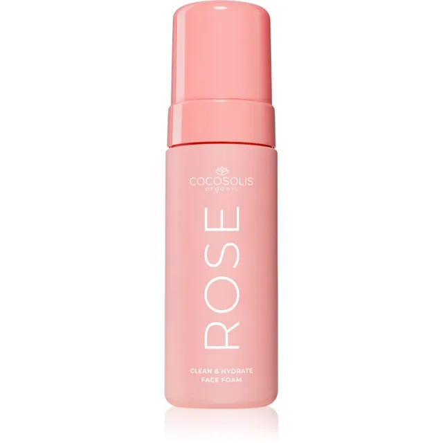COCOSOLIS ROSE Clean & Hydrate Face Foam Vahutav näopesuaine niisutava toimega 150 ml