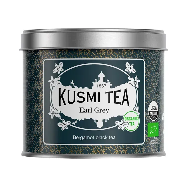 Must tee Earl Grey mahe, KUSMI TEA, 100 g