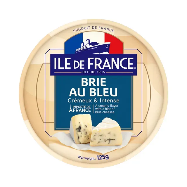 Valgehallitusjuust Brie sinihallitusjuustuga, ILE DE FRANCE, 125 g
