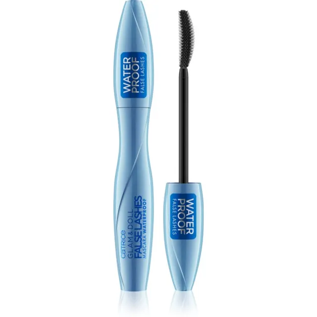 Catrice Glam & Doll False Lashes Kunstripsmete efektiga ripsmetušš veekindel varjund 010 Black 10 ml