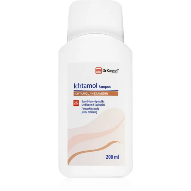 Dr Konrad Ichtamol Šampoon ärritunud ja ketendavale nahale 200 ml