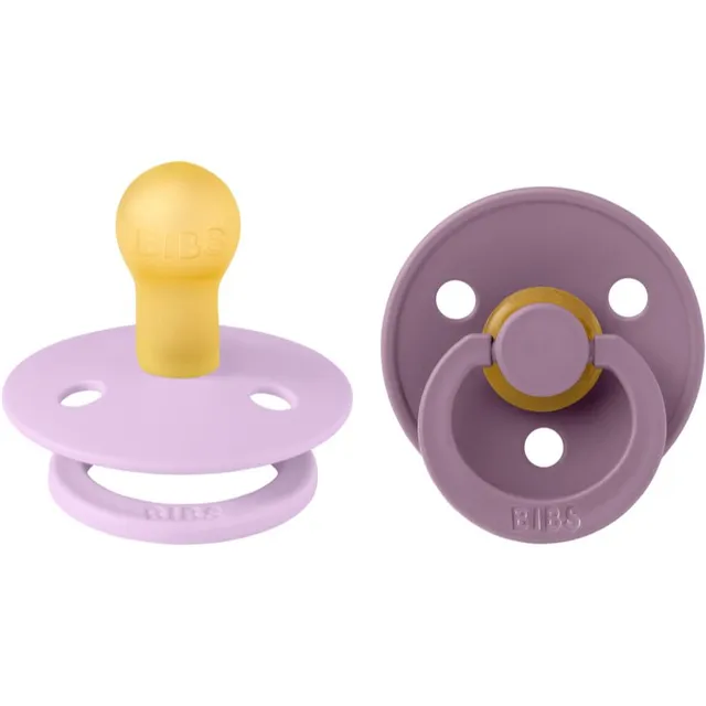 BIBS Colour Natural Rubber Size 1: 0+ months lutt Violet Sky / Mauve 2 tk