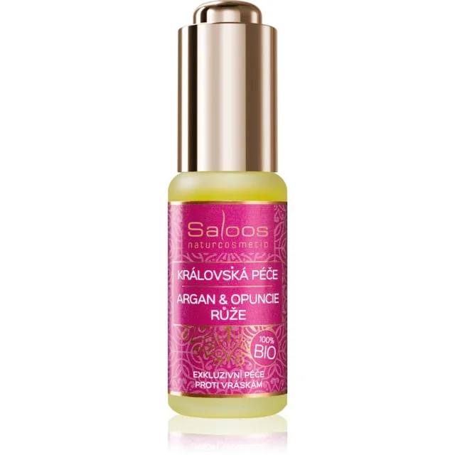 Saloos Bio King's Care Argan & Opuntia & Rose Argaania bioõli vananemisvastase toimega 20 ml