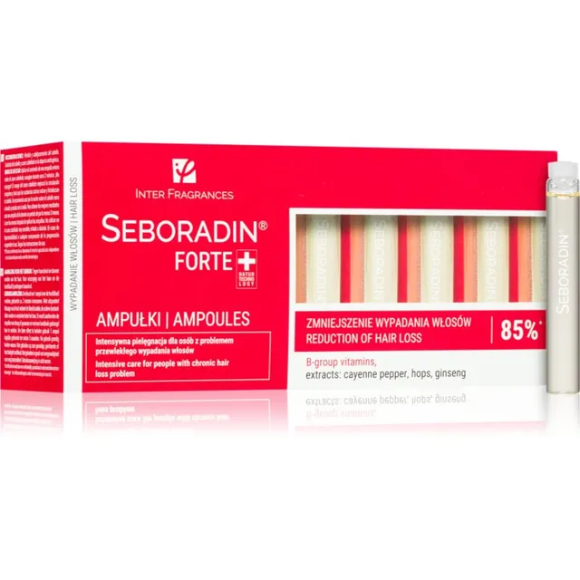Seboradin Forte Plus Ampull juuste väljalangemise vastu 14x5.5 ml