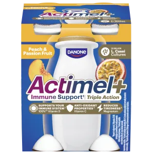 Actimel jogurtijook virsiku-passioni, 4x100g