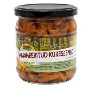 Marineeritud kukeseened 420g Eesti
