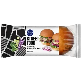 FAZER STREET FOOD BRIOCHE BURGERIKUKKEL 160 G
