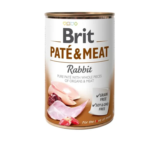 Brit Care Pate & Meat koerakonserv, jänes, 400 g