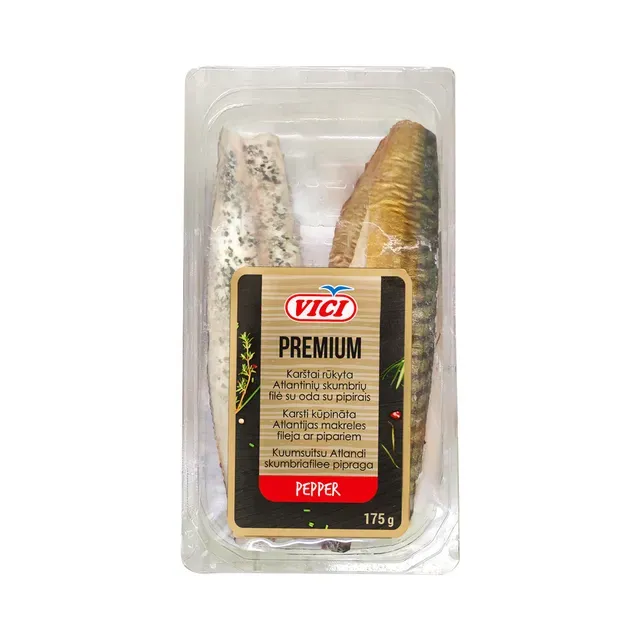 Kuumsuitsu skumbriafilee pipraga, VICI, 175 g