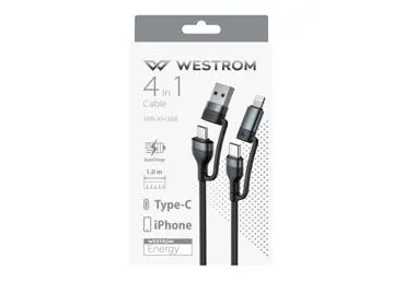 Kaabel WESTROM 4in1, 1m