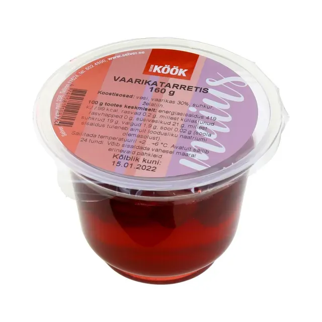 Vaarikatarretis, SELVERI KÖÖK, 160 g