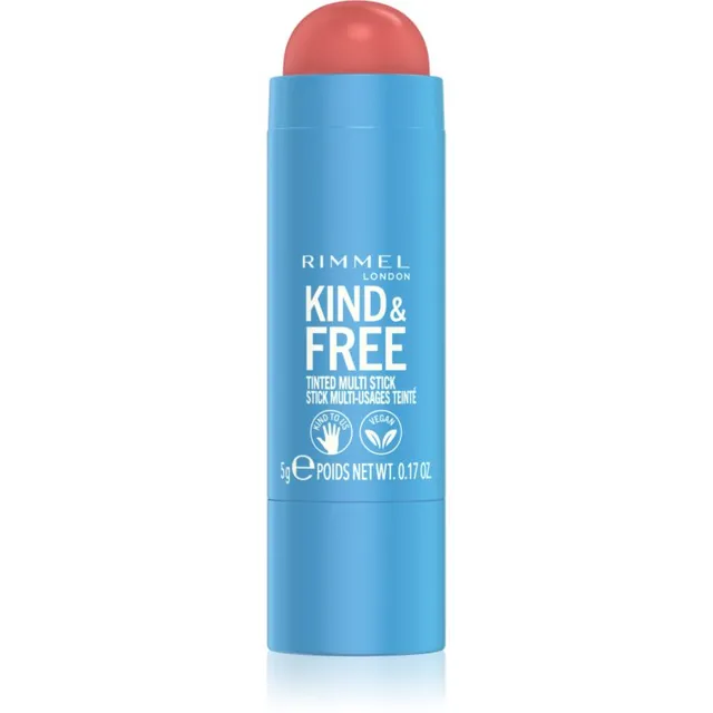 Rimmel Kind & Free multifunktsionaalne meik silmade, huulte ja näole varjund 001 Caramel Dusk 5 g