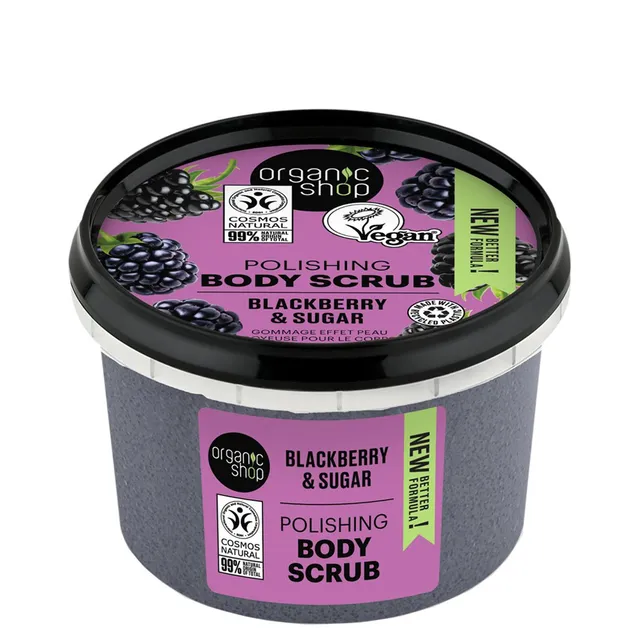 ORGANIC SHOP Blackberry & Sugar Polishing Body Scrub 250ml