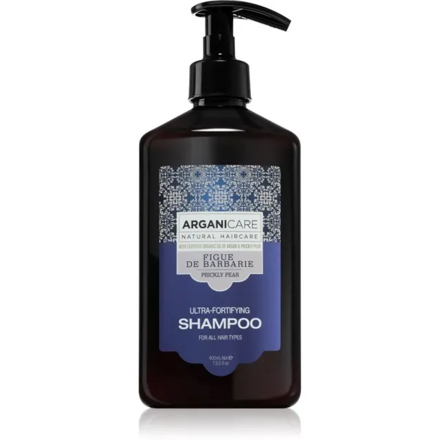 Arganicare Prickly Pear Ultra-Fortifying Shampoo Sügavpuhastav šampoon juuste tugevdamiseks 400 ml