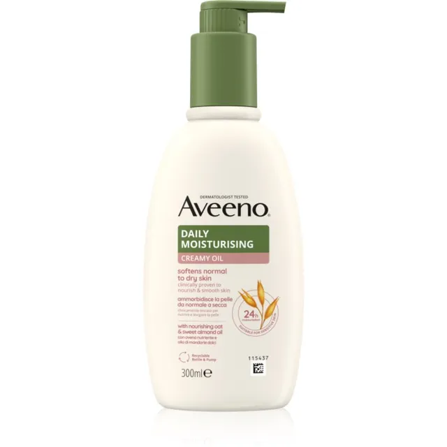 Aveeno Daily Moisturising Softens Dry Skin Õrn kehapiim 300 ml