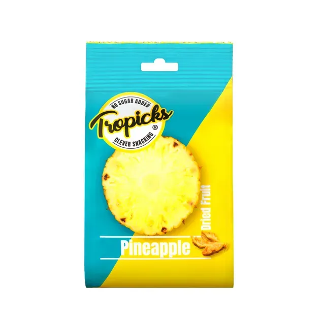 Kuivatatud ananass, TROPICKS, 100 g