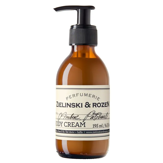 ZIELINSKI & ROZEN Amber, Patchouli Body Cream 195ml