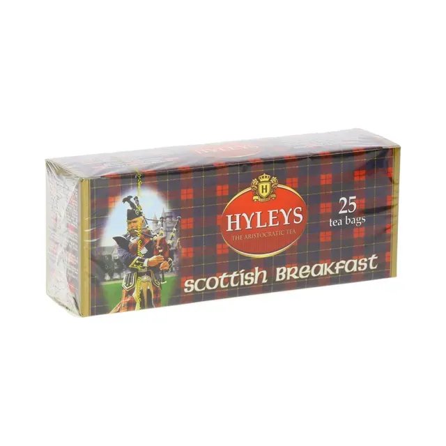 Must tee Scottish Breakfast niidiga kotis 25pk, HYLEYS, 36 g