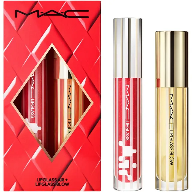 MAC Cosmetics Set Blowing Air Kisses Glossy Lip Duo Kinkekomplekt huultele
