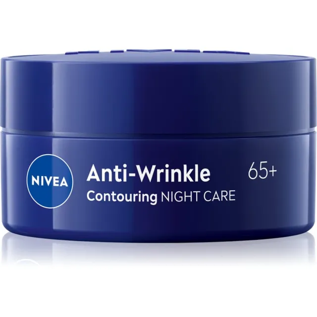 NIVEA Anti-Wrinkle Contouring Tõstev ja pinguldav öökreem kontuuride silumiseks 65+ 50 ml