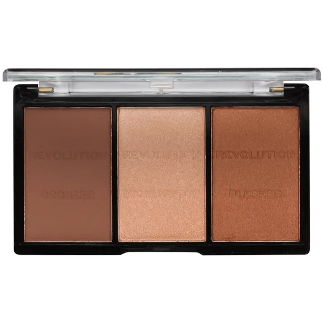 Revolution Ultra Sculpt & Contour Kontuurimispalett varjund 04 Ultra Ligt/Medium 11 g