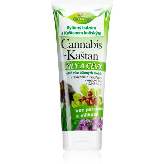 Bione Cosmetics Cannabis + Chestnut Taimevedelik veenilaiendite hooldamiseks 200 ml