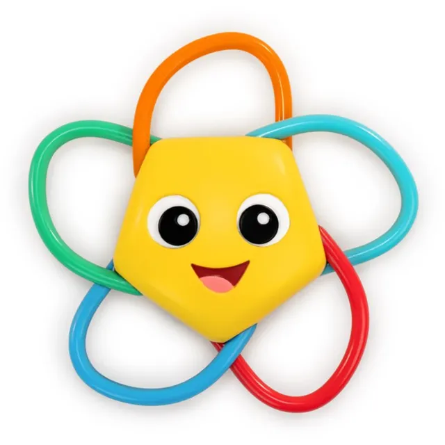 Baby Einstein Soothing Star Teether & Rattle Toy närimismänguasi kõristiga 0 m+ 1 tk