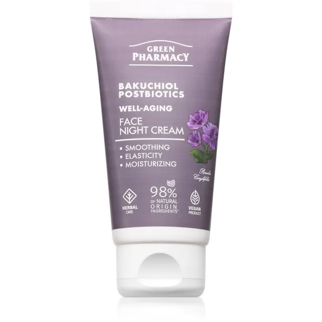 Green Pharmacy Bakuchiol & Postbiotics Night Face Cream Niisutav kortsudevastane öökreem 50 ml