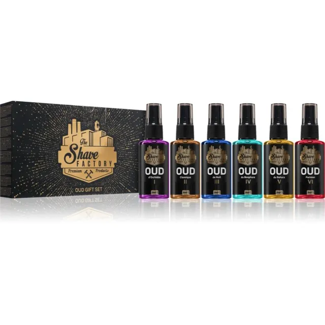 The Shave Factory OUD GIFT SET Raseerimisjärgne vesi 6x50 ml
