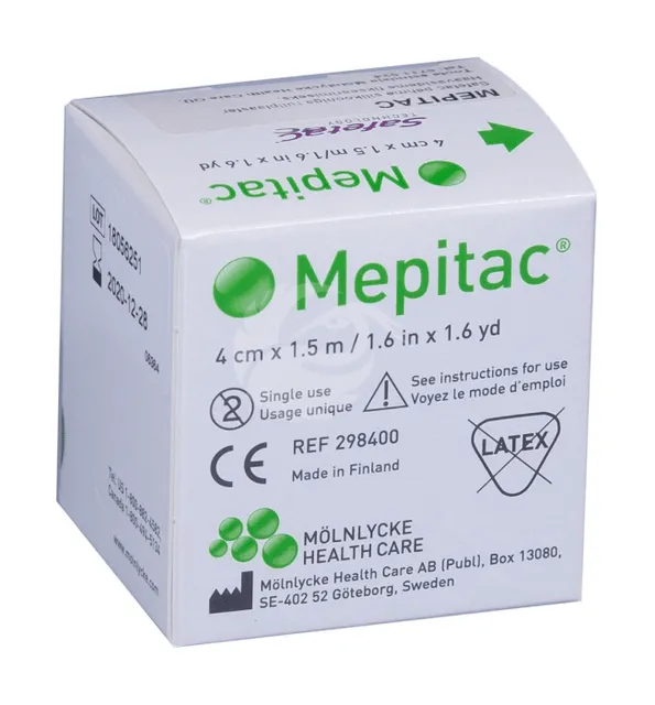MEPITAC RULLPLAASTER 4CMX1,5M SILIKOONIST