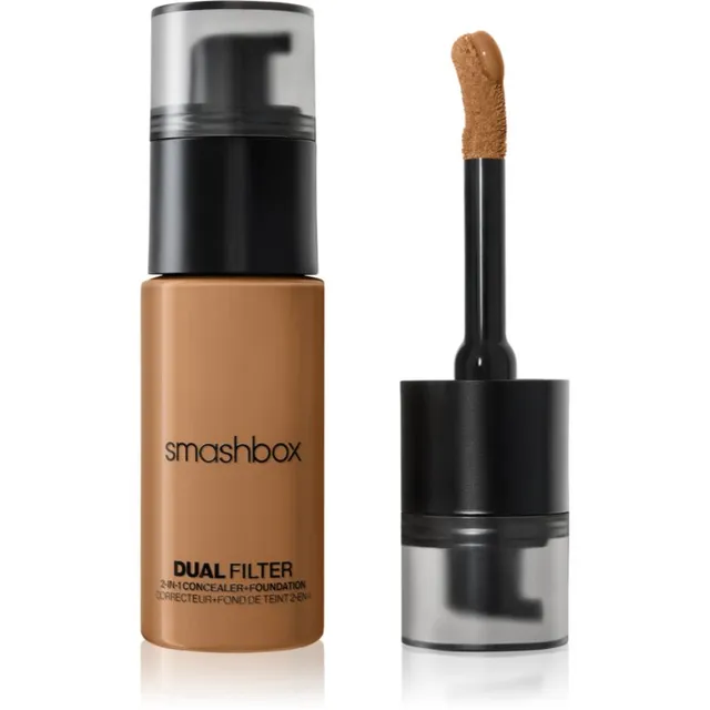 Smashbox DUAL-FILTER 2-in-1 Concealer + Foundation Jumestus- ja peitekreem varjund Tan 24 Warm 23.6 ml