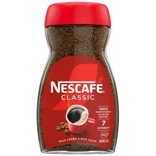 Lahustuv kohv Classic (klaaspurk), NESCAFE, 200 g