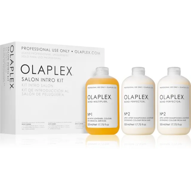 Olaplex Salon Intro Kit Salon Into Kit komplekt keemiliselt töödeldud juustele 3x525 ml