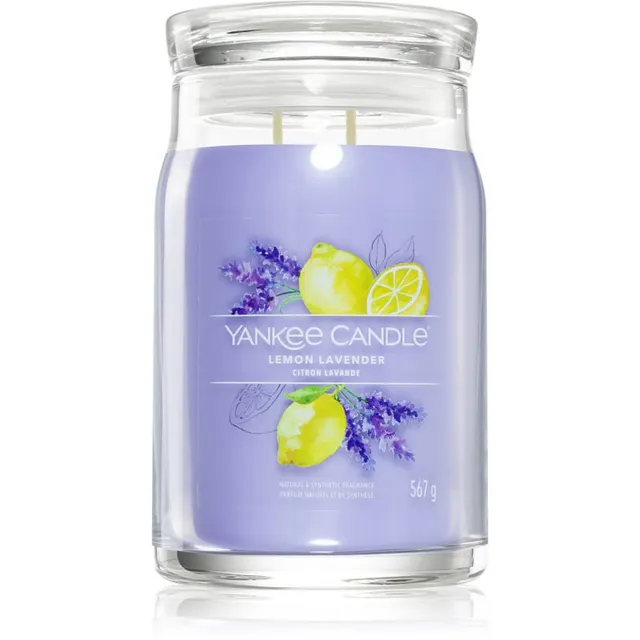 Yankee Candle Lemon Lavender lõhnaküünal Signature 567 g