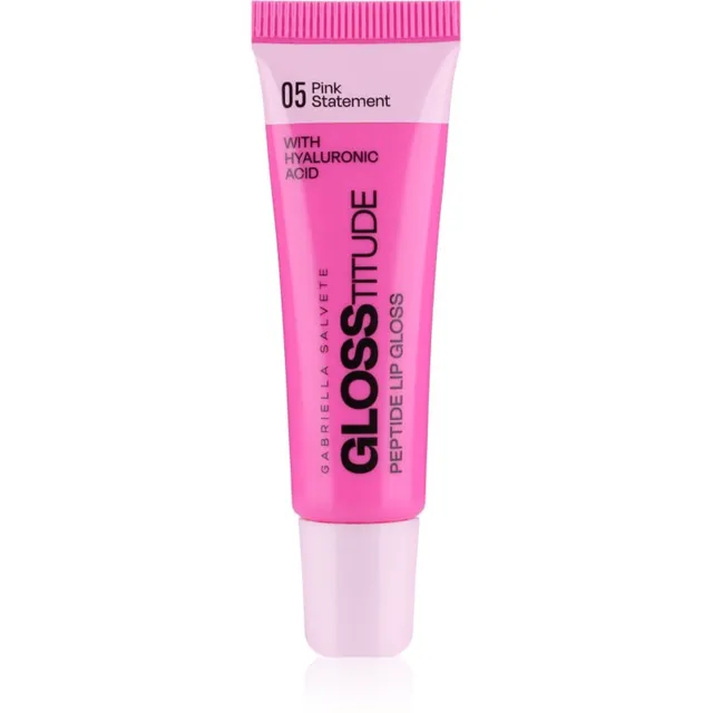 Gabriella Salvete Glosstitude Peptide Lip Gloss Niisutav huuleläige varjund 05 Pink Statement 10 ml