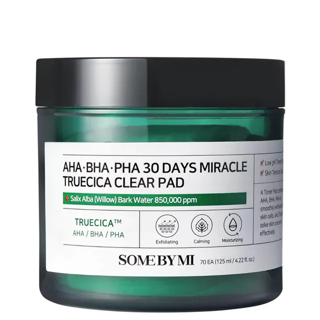 SOME BY MI AHA BHA PHA 30 Days Miracle Truecica Clear Pad 70pcs