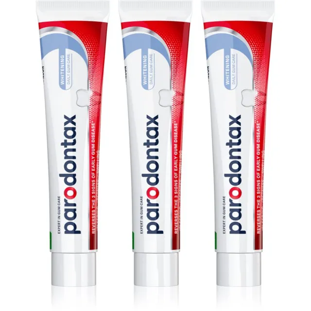 Parodontax Whitening Valgendav hambapasta igemete veritsuse raviks 3x75 ml