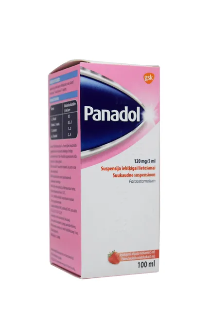 PANADOL SUUKAUDNE SUSP. 120MG/5ML N1 100 ml