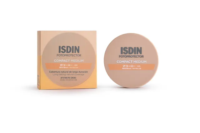 ISDIN SUN KOMPAKTPUUDERKREEM SPF50 (MEDIUM) 10G