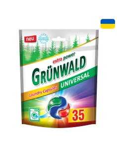 Grünwald pesupesemiskapslid universaalne 35 tk