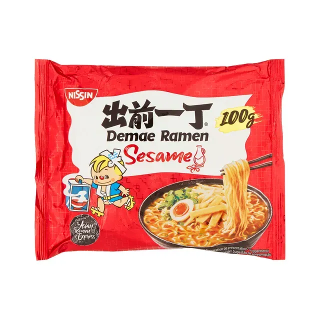 Aasiapärane Ramen kiirnuudlisupp seesamiga, NISSIN, 100 g