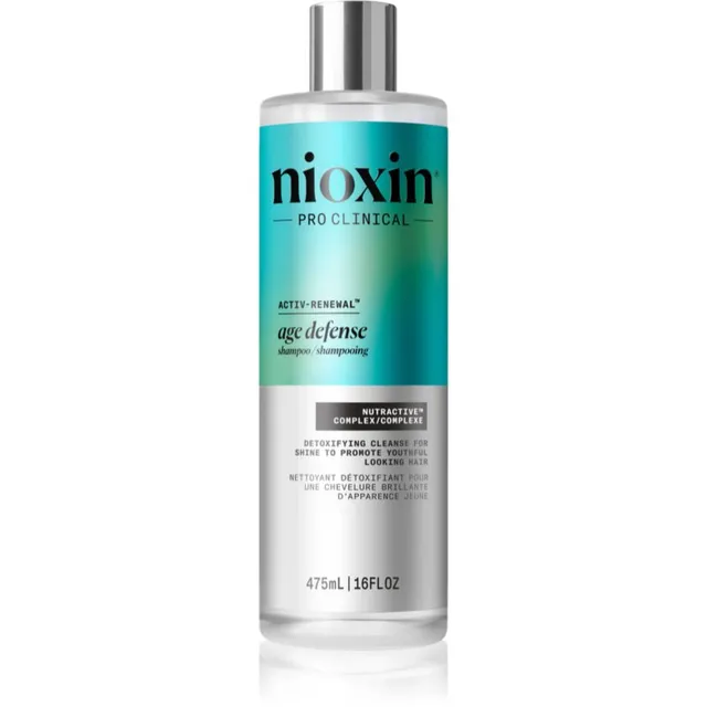Nioxin Age defense Shampoo Šampoon vananemisvastase toimega kõigile juuksetüüpidele 475 ml