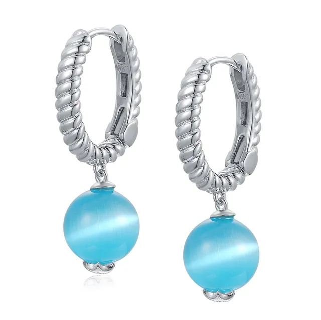 NEORE Nora Twist Blu Earrings