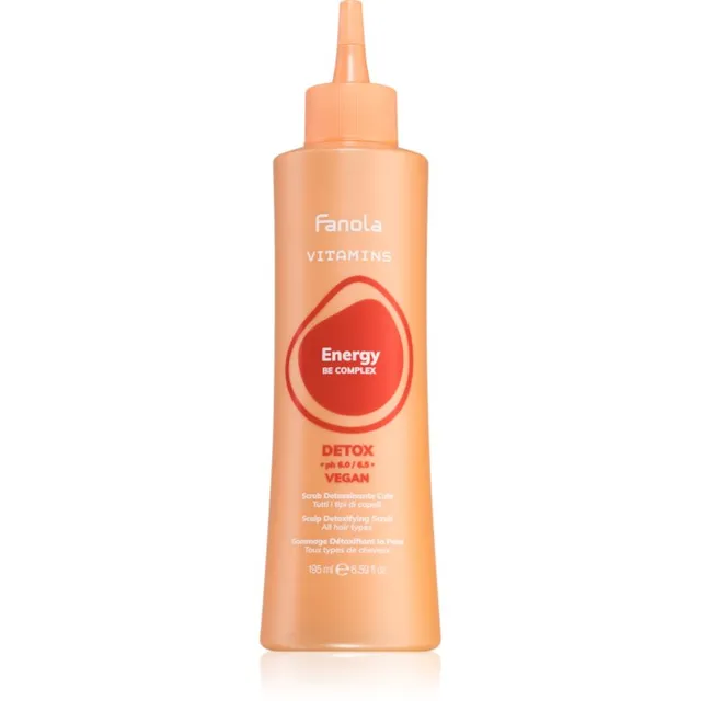 Fanola Vitamins Scalp Detoxifying Scrub Kooriv puhastusgeel kõigile juuksetüüpidele 195 ml