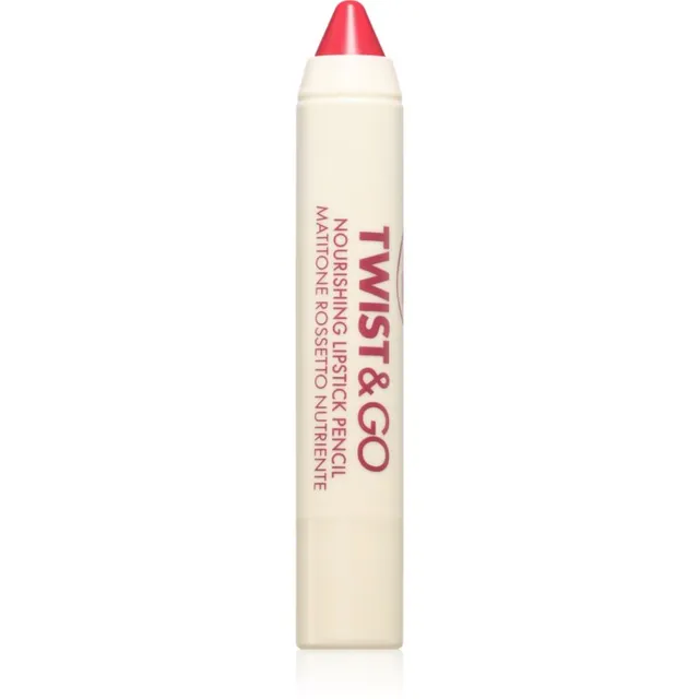 puroBIO Cosmetics Twist&Go Toitev huulepulk pulgakujuline varjund Raspberry Red 2.9 g
