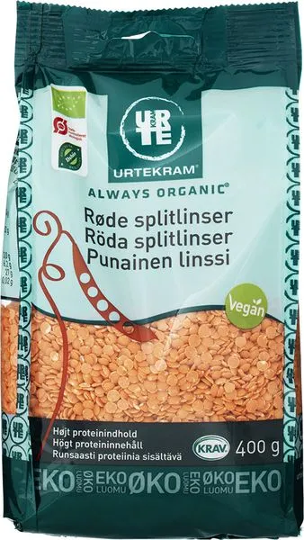Purustatud punased läätsed, ökoloogilised
